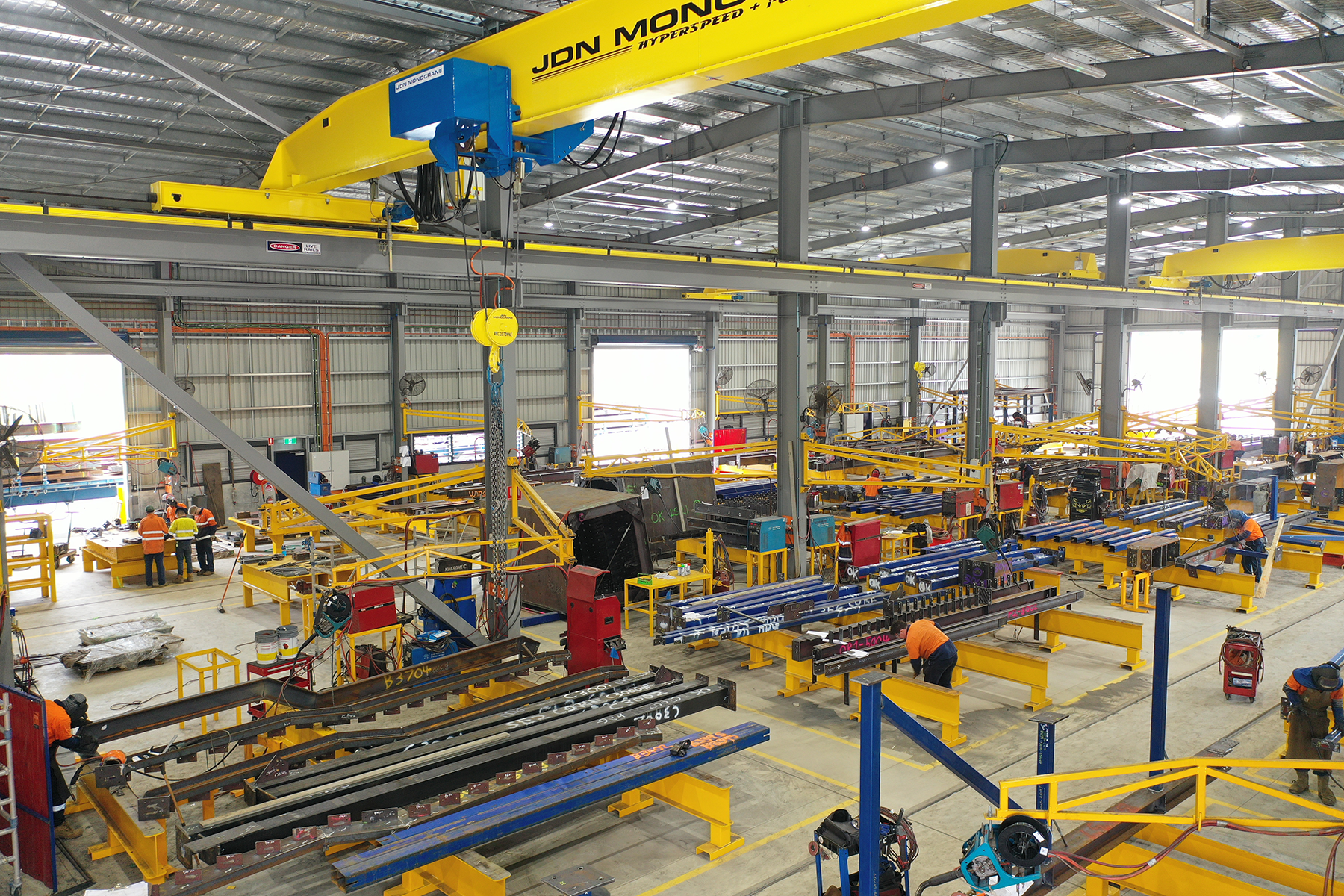 Beenleigh Steel Fabrications workshop team